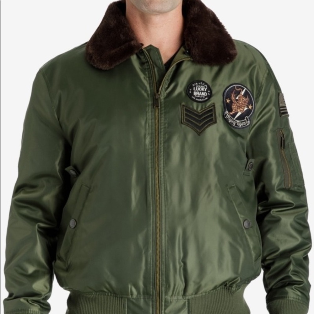 Lucky Brand Aviator Bomber Jacket